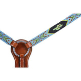 Royal King Beaded Cactus Headstall & Breast Collar Set #45-7051