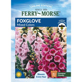 Foxglove, Mixed Colors Seeds, 400mg #5645