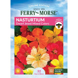 Nasturtium, Jewel Mixed Colors Seeds, 4.2g #6106