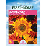 Sunflower, Evening Sun Mixed Colors Seeds, 2.2g #6527