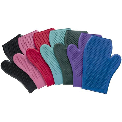 Tough1 Rubber Grooming Glove Assorted #68-24485