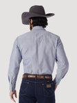 Wrangler Men's Cowboy Cut Long Sleeve Western Snap Chambray Work Shirt #70130MW