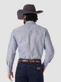 Wrangler Men's Cowboy Cut Long Sleeve Western Snap Chambray Work Shirt #70130MW