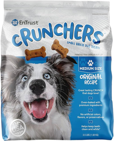 CRUNCHERS SMALL BATCH DOG TREATS MEDIUM 3.5lb #006211