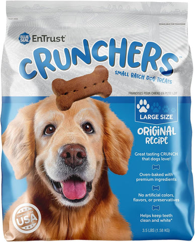 CRUNCHERS SMALL BATCH DOG TREATS LARGE 3.5lb #006215
