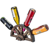 Wagon Wheel Wine Bottle Holder #87-1468