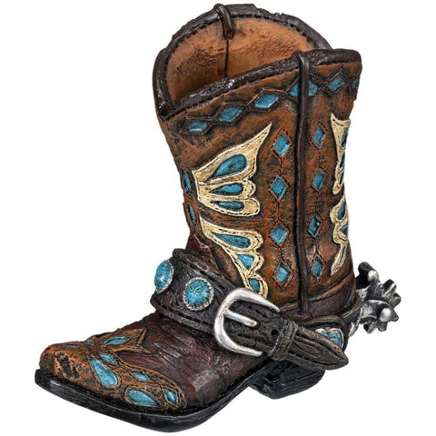 Cowboy Boot Figurine Decor #87-1484