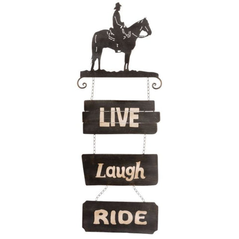 Cowboy Sign Live/ Laugh/ Ride  #87-1912
