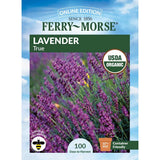 Lavender, True Organic Seeds, 200mg  #9569