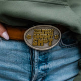 Montana Silversmiths World Needs More Cowboy Attitude Belt Buckle A924CST