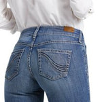 Ariat Ladies Mid Rise Jennifer Wide Leg Jeans #10039599.