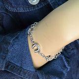 Montana Silversmiths Lucky Horseshoe Link Bracelet