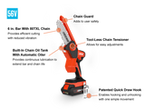 ECHO Battery Hand Held Pruning Saw w/ Battery & Charger #DHS-3006X1