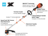 ECHO Battery Weed Trimmer w/ Battery & Charger #DPAS-2600SBR2