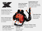 ECHO Backpack Gas Leaf Blower #PB-7910T