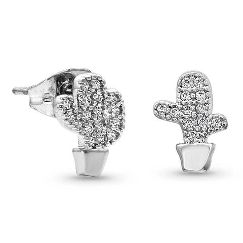 Montana Silversmiths Tiny Cactus Earrings ER4174