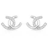 Montana Silversmiths Horseshoe Happiness Post Earrings ER4505