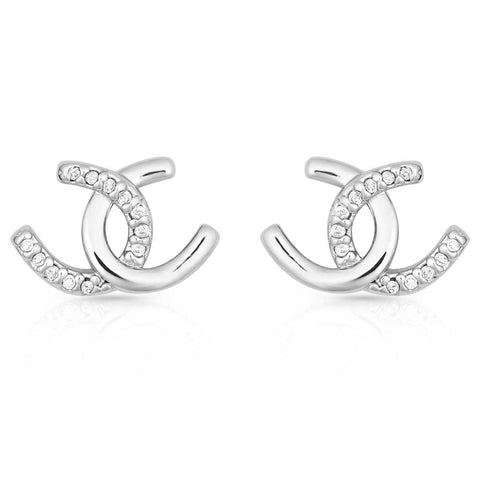 Montana Silversmiths Horseshoe Happiness Post Earrings ER4505