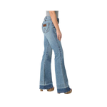 Wrangler Ladies High Waisted Retro Green Trouser Jean #2328273