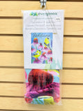 Evergreen Bright Flowers and Finches House Flag #13ES10336