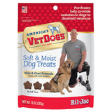 BIL-JAC AMERICA'S VET DOGS SOFT & MOIST DOG TREATS 10OZ #044110