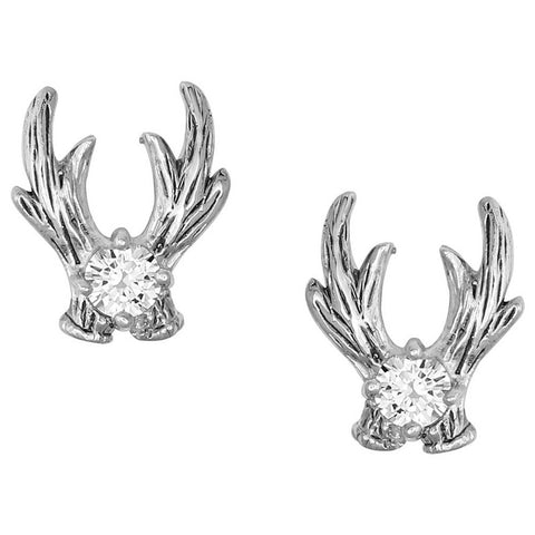 Montana Silversmiths Kristy Titus Mountain Sugar Antler Stud Earrings KTER5049