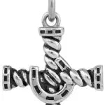 Montana Silversmiths Cross Horseshoe Necklace NC5317