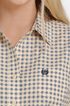Cinch Ladies Mint Plaid Rodeo Shirt #MSW9164072