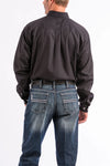 Cinch Men's Solid Classic Fit Solid Button Down Black #MT10320083