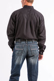 Cinch Men's Solid Classic Fit Solid Button Down Black #MT10320083