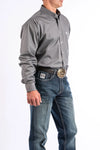 Cinch Men's Solid Classic Fit Solid Button Down Gray #MTW1004238