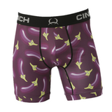 Cinch Men's 9in Boxer Briefs Eggplant  #MXY6002027