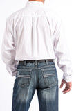 Cinch Men's Solid Classic Fit Solid Button Down White #MT10320020