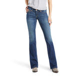 Ariat Ladies Mid Rise Arrow Fit Boot Cut Jeans #10039606
