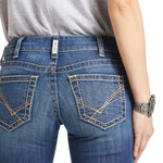 Ariat Ladies Mid Rise Arrow Fit Boot Cut Jeans #10039606