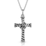 Montana Silversmiths Cross Horseshoe Necklace NC5317