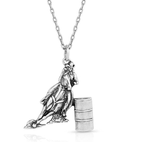 Montana Silversmiths Barrel Racer Pendant Necklace NC5660