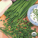 Chives, Organic Seeds, 400mg #1335