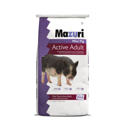 Mazuri Mini Pig Active Adult 25lb #3005272-203
