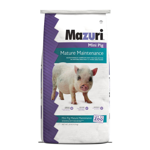 Mazuri Mini Pig Mature Maintenance 25lb #3005274-203