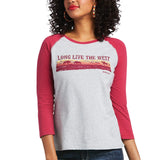 Ariat Ladies R.E.A.L™Long Live the West T-Shirt #10039776