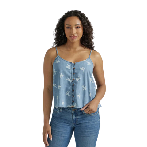 Wrangler® Western Womens Denim Tank Top #2347174