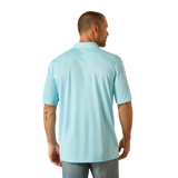 Ariat Men's AC Polo Shirt Aqua #10051345