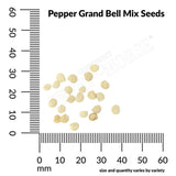 Pepper, Grand Bell Mix Seeds, 600mg  #9800