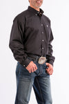 Cinch Men's Solid Classic Fit Solid Button Down Black #MT10320083