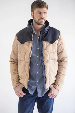 Kimes Men's Colt Jacket Navy Tan
