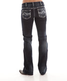 Cowgirl Tuff Women's Don't Fence Me In Crystal Indigo Jeans #JCINDG