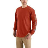 Carhartt LOOSE FIT HEAVYWEIGHT LONG-SLEEVE LOGO SLEEVE GRAPHIC T-SHIRT #K231