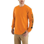 Carhartt LOOSE FIT HEAVYWEIGHT LONG-SLEEVE LOGO SLEEVE GRAPHIC T-SHIRT #K231