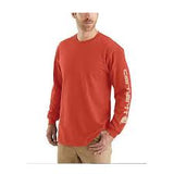 Carhartt LOOSE FIT HEAVYWEIGHT LONG-SLEEVE LOGO SLEEVE GRAPHIC T-SHIRT #K231